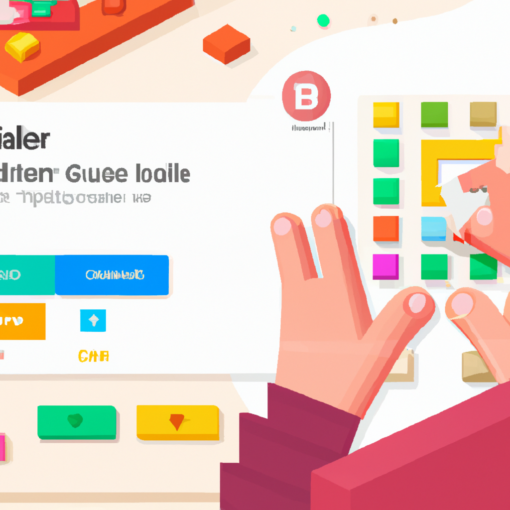 Modular builder UI with tiles and modifiers